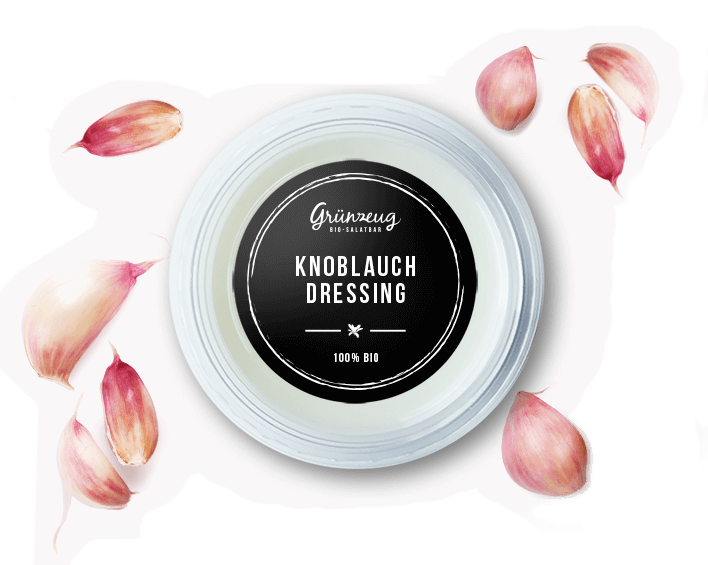 Knoblauch-Joghurt Salatdressing