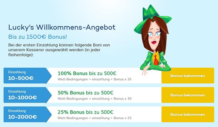 LuckyCasino Bonus