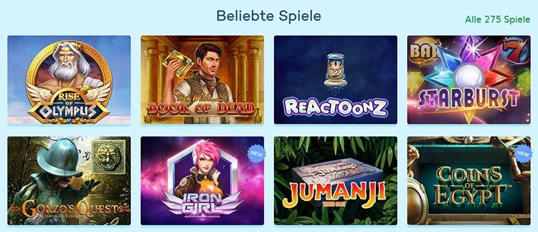 LuckyCasino Spielangebot