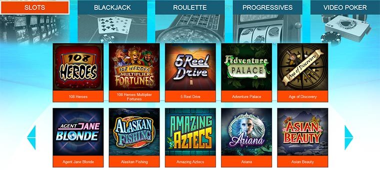 Lucky Nugget Casino Spielangebot