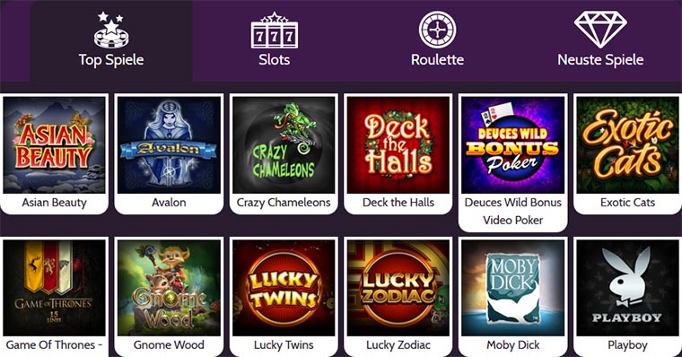 Mummys Gold Casino Spielangebot