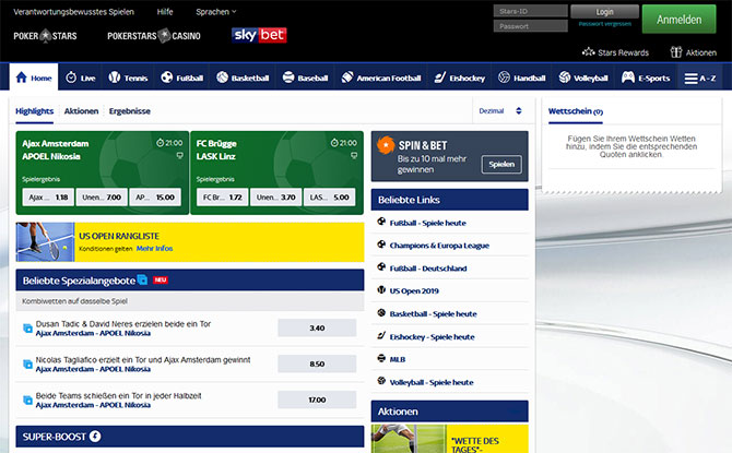 skybet Wettportal